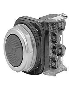 22.5 mm NEMA PB Accessory, Flush, Black, 1 NOC & 3 NCC, Stab or No Termination