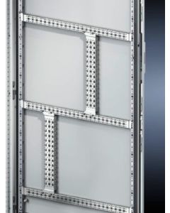 Punched section with mounting flange, 14 x 39 mm for VX, TS, SE, PC, IW, AX