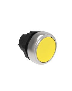YELLOW FLUSH PUSH-BUTTON