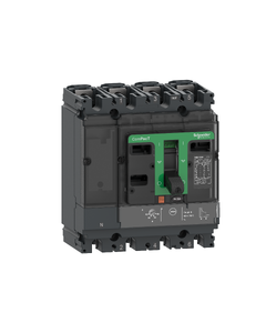 Circuit breaker ComPacT NSX160F, 36kA at 415VAC, TMD trip unit 125A, 50 degrees C, 4 poles 3D
