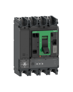Circuit breaker ComPacT NSX400F, 36kA at 415VAC, MicroLogic 2.3 trip unit 400A, 4 poles 4d