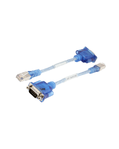 Adaptor cable RJ45 male plug to SUB D9, set of 2 cables