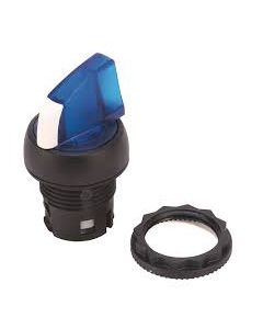 800F 2 Position Illuminated Selector Switch - Metal, Maintained, Green, Standard Orientation, , Standard Pack 