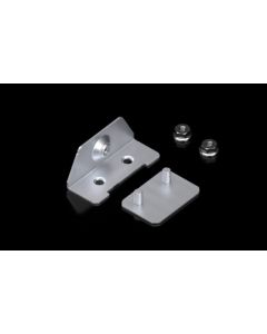 Optional trim panel attachment for base/plinth VX. Additional bracket for attaching trim panels with brush strip or vented trim panel in the depth of the VX base/plinth system
