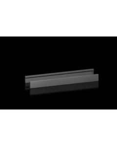 Base/plinth trim panels, side for base/plinth system VX, sheet steel VX base/plinth trim panel, side, H: 100 mm, for D: 1200 mm, sheet steel