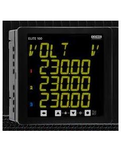 MFM, Elite 500, 35-500VAC (L-L), Rogowski coil Ip 4000A, 200mm dia, class 0.5s, TFT, Aux 85-300V AC/ 48-300V DC, MODBUS on RS485, SW configuration-1 (Ind harmonics Up to 15th order), 96x96, CEWE