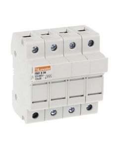 FUSE HOLDER 3P+N 10X38 NO UR