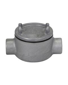  Eaton Crouse-Hinds series Condulet GUA conduit outlet box with cover