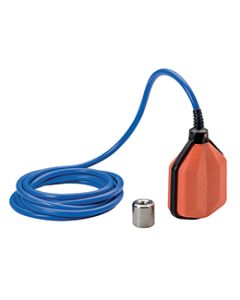 FLOAT SWITCH FOR DRINKING WATER, PVC ACS+AD8 CERTIFICATED CABLE, 5MT LONG