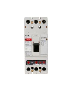 Eaton Series C complete molded case circuit breaker, J-frame, HJD, Fixed thermal, Fixed magnetic trip, Three-pole, 125 A, 600 Vac, 250 Vdc, 100 kAIC at 240 Vac, 65 kAIC at 480 Vac, Aluminum, Line and load, 50/60 Hz