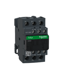 TeSys D contactor - 3P(3 NO) - AC-3 - <= 440 V 25 A - 220 V AC coil