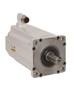 VPF Food Grade Servo Motors, 480V AC, 115mm Bolt Circle Frame Size, 3 (Three) Magnet Stacks, F Winding, 4500-6600 RPM Rated Speed, 18 bit Single-turn and 12 bit Multi-turn Digital High Resolution Encoder, Keyed Shaft, Single SpeedTec Din Connector, 24V DC