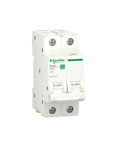 Miniature circuit breaker (MCB), Resi9, 2P, 20A, C curve, 6000A (IEC/EN 60898-1)