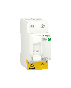 Residual current circuit breaker (RCCB), Resi9, 2P, 25A, AC type, 30mA