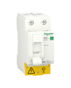 Residual current circuit breaker (RCCB), Resi9, 2P, 40A, AC type, 100mA