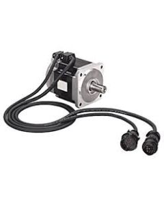 TL-Series Servo Motor, 230V AC, Frame Size 2 = 70 mm (2.75 in.) or NEMA 23, 5000 rpm, Absolute Encoder, Battery-Backed, Multi-Turn, IP65 housing/ Shaft key/No shaft seal, w/ 24V DC Brake, Standard (Metric)