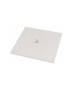 Top plate flanges, closed, for WxD = 800 x 800 mm, IP55, grey